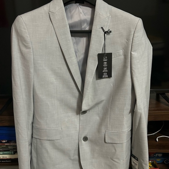 JF J.Ferrar Light Gray Sport Coat
